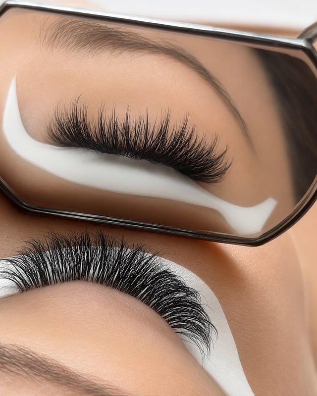 Mega volume lash extensions by Vivian Kim